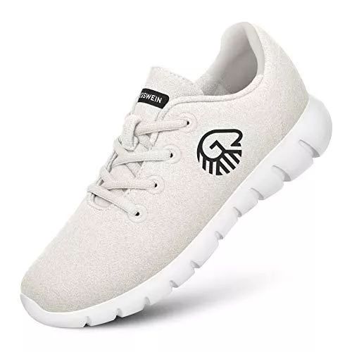 GIESSWEIN Sneaker & Sportschuhe GIESSWEIN Merino Runners Women - Atmungsaktive Sneaker aus Merino Wool 3D Stretch, Leichte Damen Freizeit Schuhe mit Wechsel-Fußbett