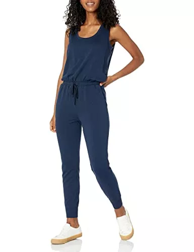 Amazon Essentials Jumpsuits Amazon Essentials Damen Studio Terry Fleece Overall