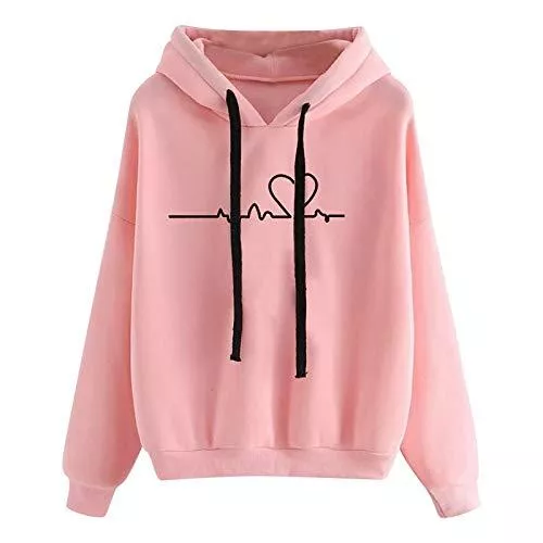 YEBIRAL Kapuzenpullover YEBIRAL Damen Herbst Winter Hoodie Frauen Sweatshirt Pullover Oberteile Langarmshirt Kapuzenpullover Mode-Bequem-Casual Pulli mit Kordel und Taschen