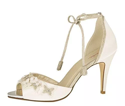 Rainbow Club High Heels Rainbow Club Brautschuhe Zarah - Damen Pumps Satin Gepolstert