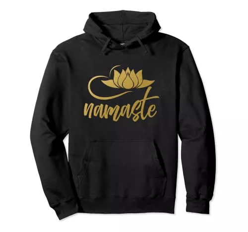 Lustige Meditation Geschenkidee Kapuzenpullover Namaste Lotus Blume - Yogi Joga Yoga Pullover Hoodie