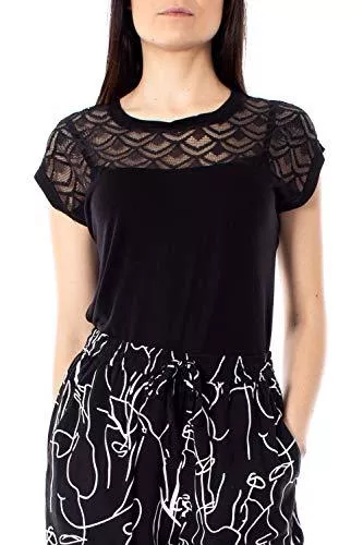ONLY Kurzarmblusen ONLY Damen Onlnicole S/S Mix Top Noos T-Shirt