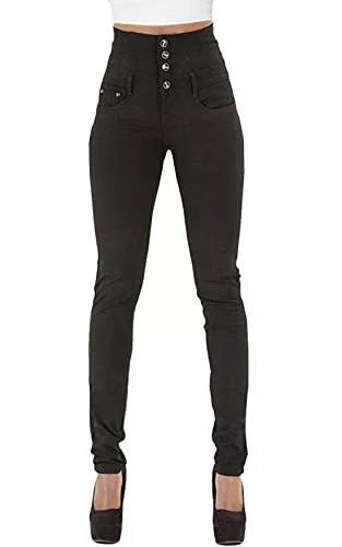 Hormtaer Jeans Damen Jeans High Waist Stretch Denim Jeanshosen für Damen Skinny Slim Fit Röhrenjeans Bleistiftjean Lässige Pant Strecken Schlank Stylische Hosen