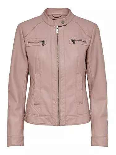 ONLY Jacken ONLY Female Kunstlederjacke Reißverschluss