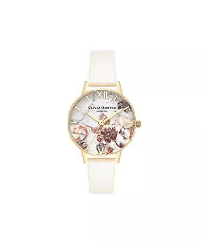 Olivia Burton Uhren Olivia Burton Damen Analog Quarz Armbanduhr mit Lederarmband OB16CS15