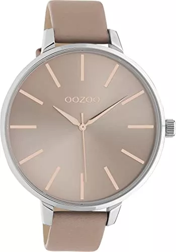 Oozoo Uhren Oozoo Damenuhr Quarz mit Lederband 48 MM