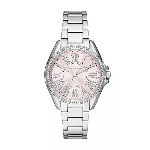 Michael Kors Uhren Michael Kors Damenuhr KACIE, 39 mm Gehäusegröße, Dreizeigerwerk, Edelstahlarmband