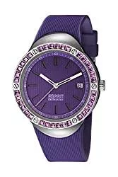 ESPRIT Uhren ESPRIT EL101982F03 Damen-Armbanduhr, Silikonarmband, Violett