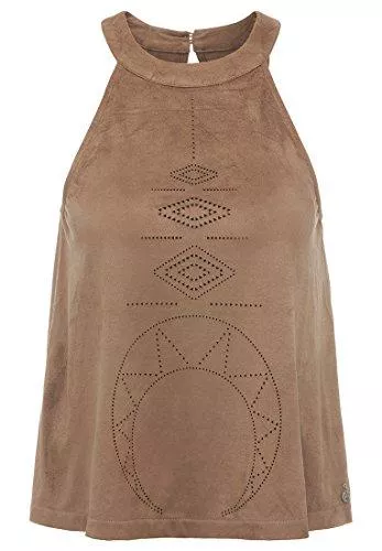 khujo Tops khujo Top MILLIONA, Mocha (braun)