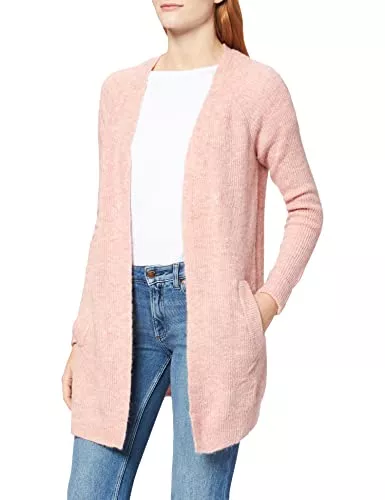 PIECES Strickjacken PIECES Damen Pcellen Ls Long Knit Cardigan Noos Bc Strickjacke