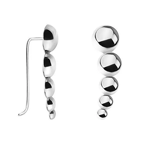 SOFIA MILANI Schmuck SOFIA MILANI - Damen Ohrringe 925 Silber - Ohrkletterer als Kugeln - 20742