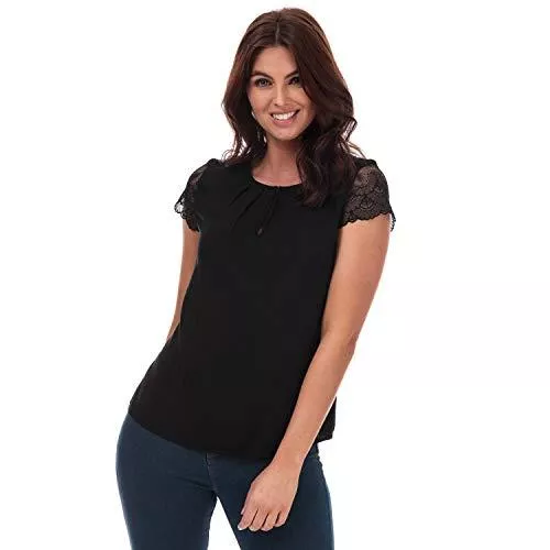 VERO MODA Tops VERO MODA Damen Vmnina Ss Lace Top Ga Noos Shirt