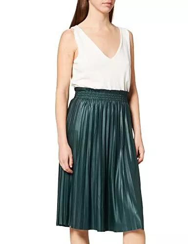 VERO MODA Röcke VERO MODA Damen Vmnellie Hw Coated Calf Skirt Rock