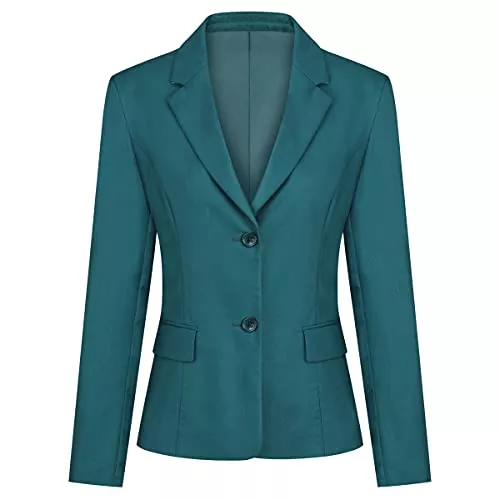 YYNUDA Blazer YYNUDA Damen Blazer Zwei Tasten Elegante Feste Farbe lässig Büro Anzug