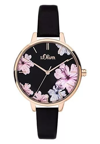 s.Oliver Uhren s.Oliver Damen Analog Quarz Armbanduhr mit Edelstahlarmband