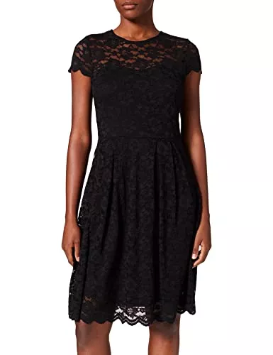 VILA Freizeit Vila Female Partykleid Kurzärmeliges Spitzen