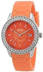 ESPRIT Uhren Esprit Damen-Armbanduhr marin glints Analog Quarz Silikon ES106212004