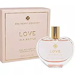THE HEART COMPANY Accessoires LOVE in a bottle - Parfüm Damen 75ml | Eau de Parfum für Frauen | Parfum Damen | Geburtstagsgeschenk für Frauen | Damen Parfüm | Vaporisateur Spray