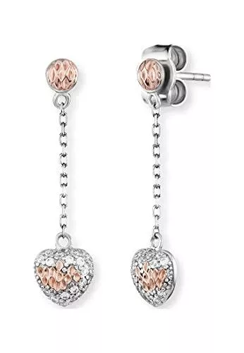 Engelsrufer Schmuck Engelsrufer Damen-Ohrringe Ohrhänger Herz Silber ERE-DARLING-ZI-BIR