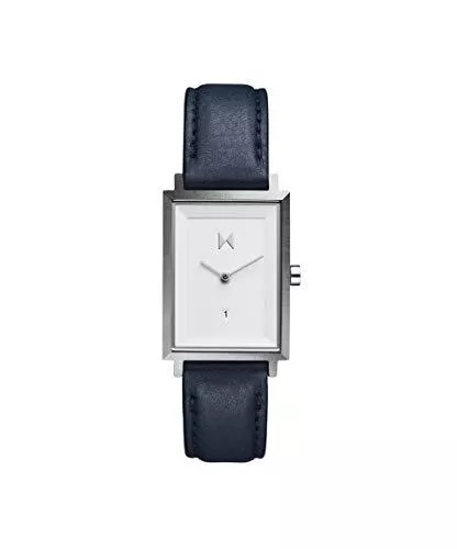 MVMT Uhren MVMT Damen Analog Quarz Armbanduhr mit Lederarmband D-MF03-SSBL