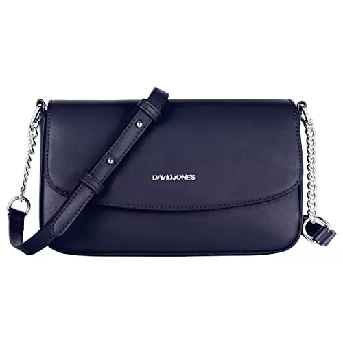 David Jones Taschen & Rucksäcke David Jones - Kleine Schultertasche für Damen – Handytasche, PU-Leder, Hartschale – Handtasche, Schultertasche, Geldbörse, rechteckige Tasche, Abendtasche, Shopping, Stadt, Mode