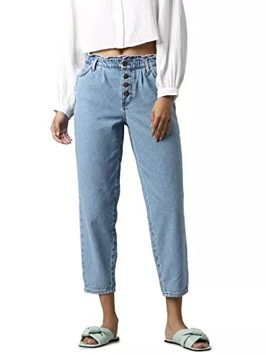 ONLY Jeans ONLY Female High Waist-Leggings ONLCuba Life Slouchy