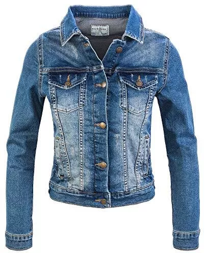 Rock Creek Jacken Rock Creek Damen Jeans Jacke Übergangs Jacke D-401