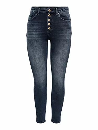 ONLY Jeans ONLY Damen Onlblush Life Hw Sk ANK Btn Rea409 Jeans
