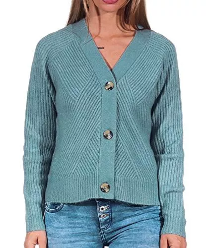 ONLY Strickjacken ONLY Female Strickjacke Knopfdetail