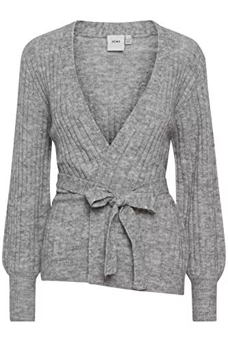 ICHI Strickjacken ICHI IHAMARA CA Rib Strickjacke Damen Strickjacke Feinstrick
