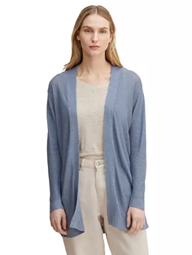 TOM TAILOR Strickjacken TOM TAILOR Damen Leinen Strickjacke