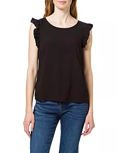 Vila Ärmellose Blusen Vila Damen Viellie Capsleeve Su Top