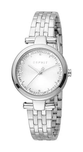 ESPRIT Uhren Esprit ES1L203M0065 Cherry Silver Uhr Damen-Uhr Edelstahl Datum Silber