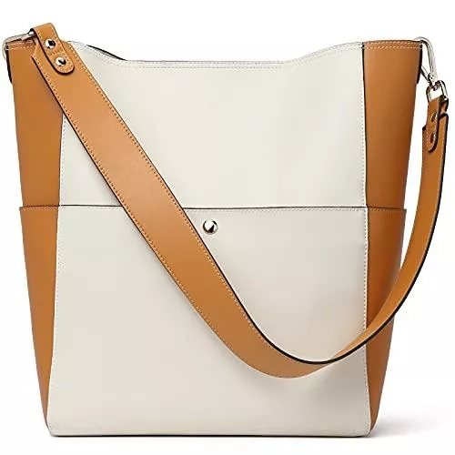 BOSTANTEN Taschen & Rucksäcke BOSTANTEN Leder Damen Handtasche Schultertasche Designer Umhängetasche Tasche Groß Beige