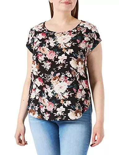 ONLY Kurzarmblusen ONLY Damen Onlvic Ss AOP Top Noos Ptm T-Shirt