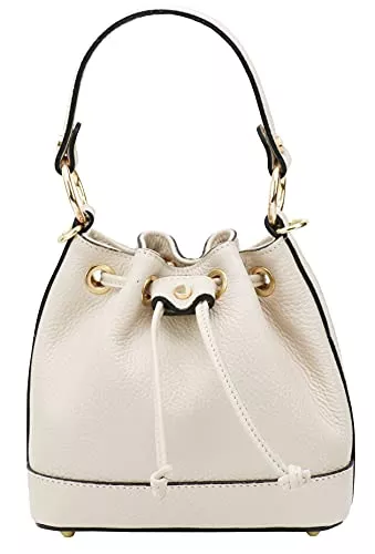 SH Leder Taschen & Rucksäcke SH Leder Schnürbeutel echt Leder Hobo Bag Beuteltasche Umhängetasche Rindledertasche Damen 20x17cm Kiara G578