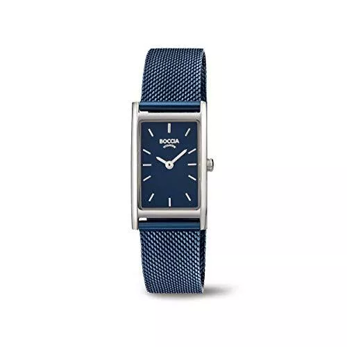 Boccia Uhren Boccia Damen Analog Quarz Uhr mit Edelstahl Armband 3304-01