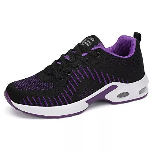 DANNTO Sneaker & Sportschuhe DANNTO Damen Laufschuhe Air Atmungsaktiv Turnschuhe Schnürer Leichte Stoßfest Mode Sportschuhe Outdoor Athletisch Sneaker für Gym Walking Jogging Laufen Basketball Frühling Sommer