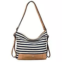 TOM TAILOR Taschen & Rucksäcke TOM TAILOR - Womenswear NIA Damen Schultertasche one size, stripes blue, 38x12x32,5