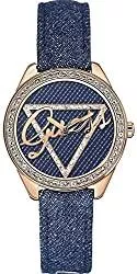 Guess Uhren Guess Damen-Armbanduhr Analog Quarz Leder W0456L6