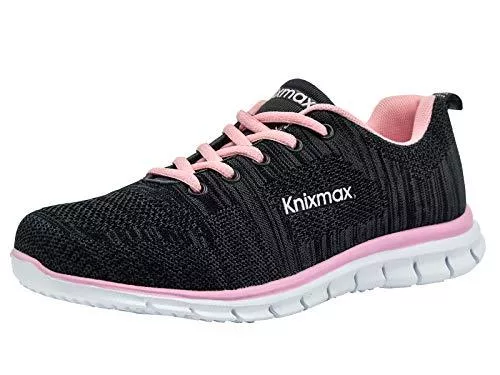 Knixmax Sneaker & Sportschuhe Knixmax Herren Damen Turnschuhe Leicht Laufschuhe Atmungsaktiv Bequem Sneaker Sportschuhe Fitnessschuhe Unisex-Erwachsene Gr.36-46