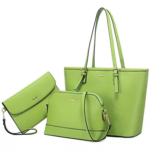 LOVEVOOK Taschen & Rucksäcke LOVEVOOK Handtasche Damen Gross Handtaschen Set Taschen groß Handtaschen für Frauen Damen-henkeltaschen Shopper Schultertasche (f grün)
