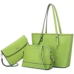 LOVEVOOK Taschen & Rucksäcke LOVEVOOK Handtasche Damen Gross Handtaschen Set Taschen groß Handtaschen für Frauen Damen-henkeltaschen Shopper Schultertasche (f grün)
