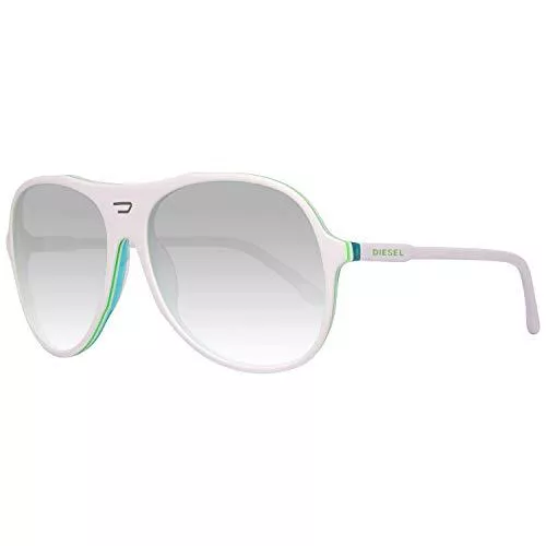 Diesel Sonnenbrillen & Zubehör Diesel Sonnenbrille DL0015 6024W Oval Sonnenbrille 60, Weiß
