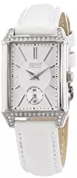 ESPRIT Uhren Esprit Damen-Armbanduhr Alke White Analog Quarz Leder EL101992F02