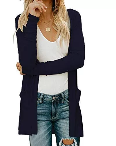 YOINS Strickjacken YOINS Mantel Damen Winter Oberteile Damen Elegant Oversize Weihnachten Strickjacke Cardigan