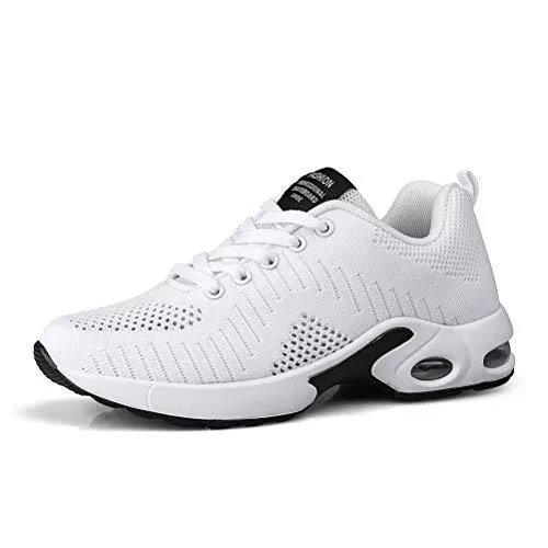 DANNTO Sneaker & Sportschuhe DANNTO Damen Laufschuhe Air Atmungsaktiv Turnschuhe Schnürer Leichte Stoßfest Mode Sportschuhe Outdoor Athletisch Sneaker für Gym Walking Jogging Laufen Basketball Frühling Sommer