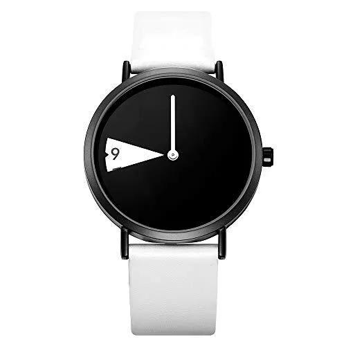 SHENGKE Uhren SHENGKE Minimalist Women Watch Ultradünne Lederband Mode Quarz Kreative Damenuhren Wasserdicht