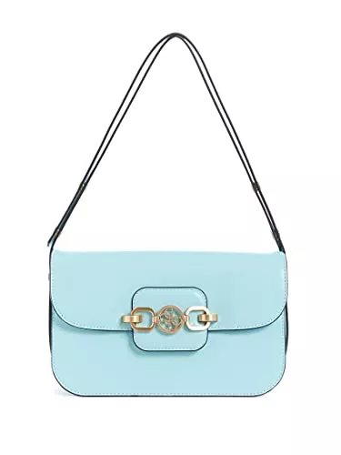 GUESS Taschen & Rucksäcke Guess Hensely Convertible Shoulder Bag Aqua