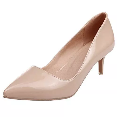 SUCREVEN High Heels SUCREVEN Damen Elegant Stiletto Pumps Pointed Toe 6Cm